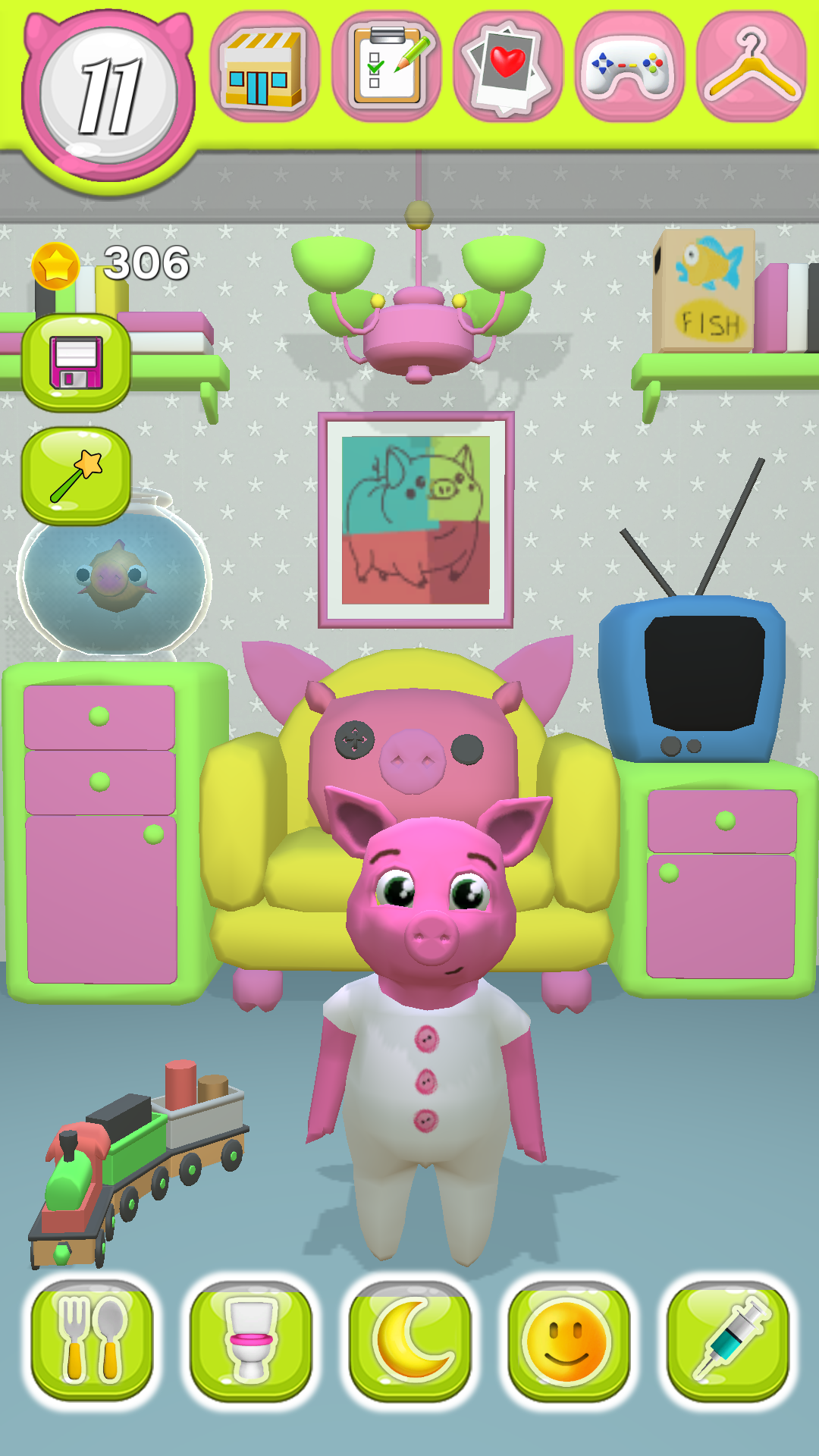 Pig Pigotchi. Grow a pig! My pet screenshot 10