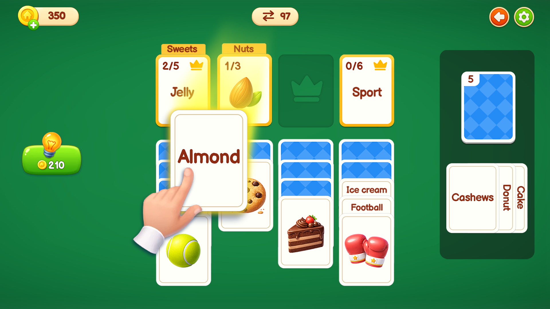 Solitaire Word Chains screenshot