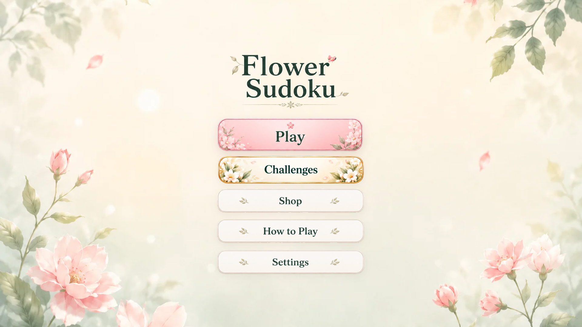 Flower Sudoku screenshot 1