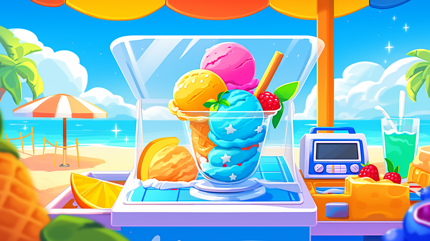 Cook Ice Cream, Popsicle & Snow Cone for Kids screenshot