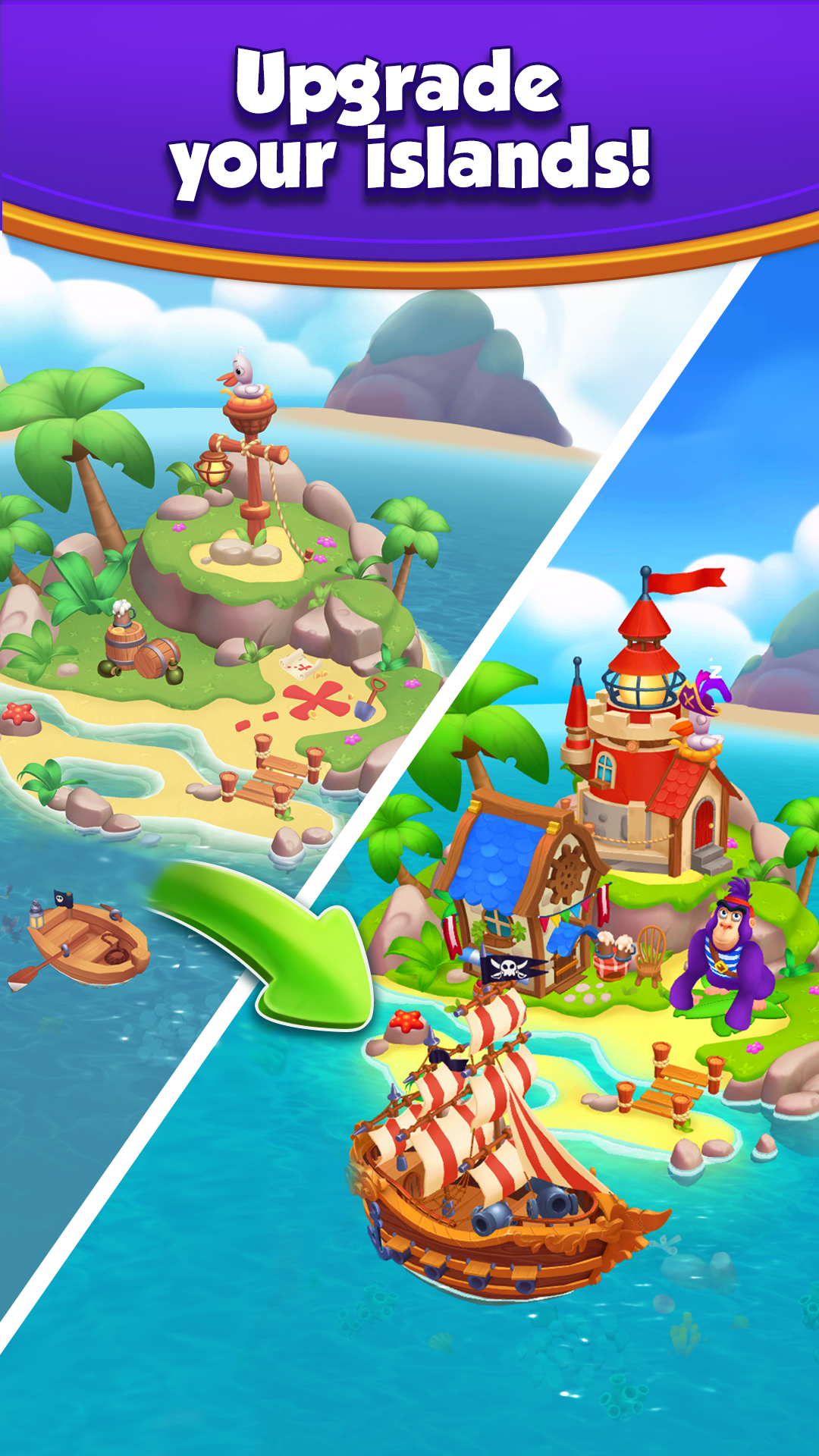 Royal Island: Match-3 Treasures screenshot 13