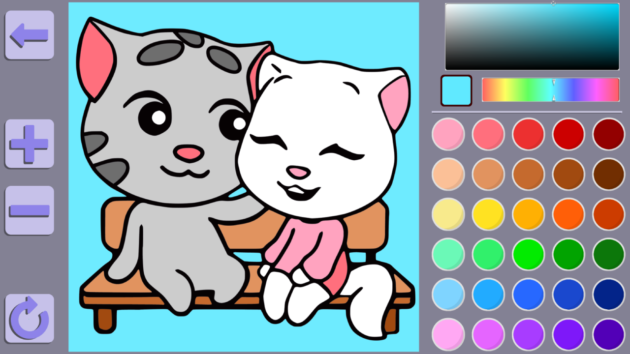 Colouring book Talking Tom screenshot