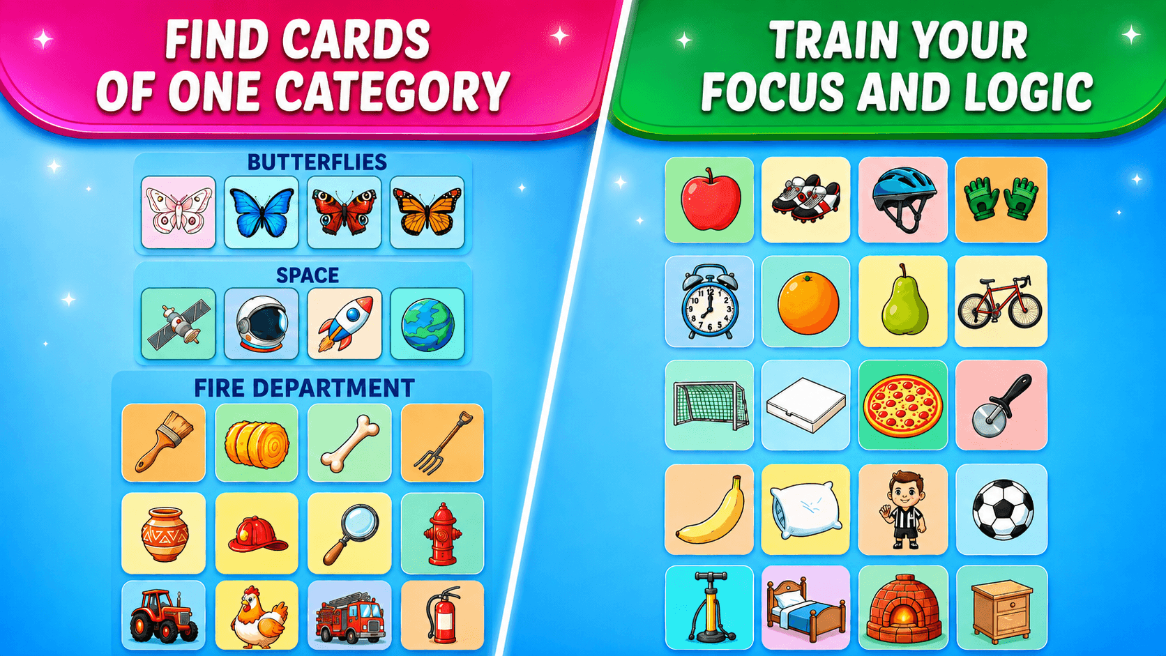 Associations & Categories: Sort the Items — screenshot 1