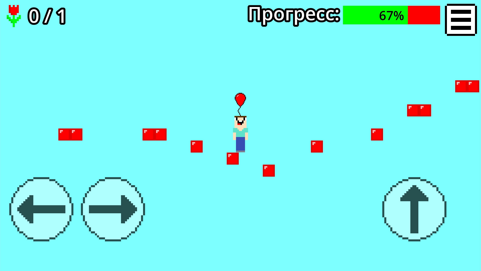 Нубик Паркур 2д - Принеси Цветок — screenshot 11