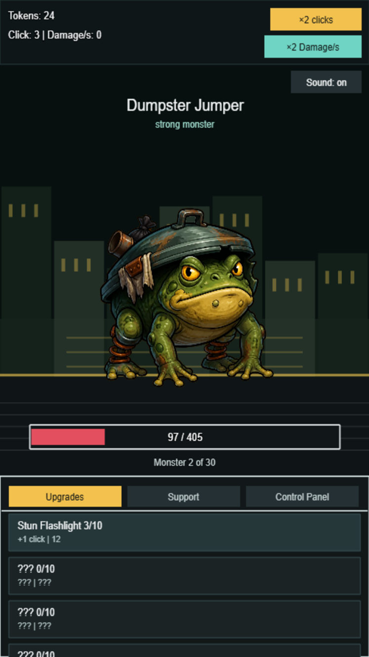 Clicker: City Monsters screenshot 5