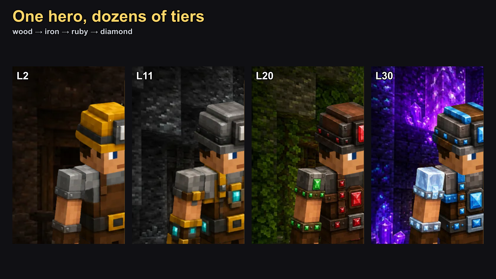 Pickaxes & Gold: Miner Merge — screenshot 1