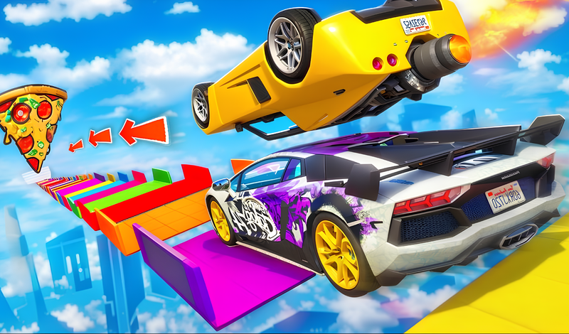 GTA 5: Flying by Car game cover