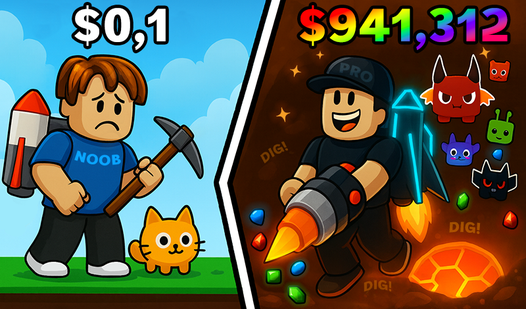 Robbie: Dig to earth's core Online  loading=