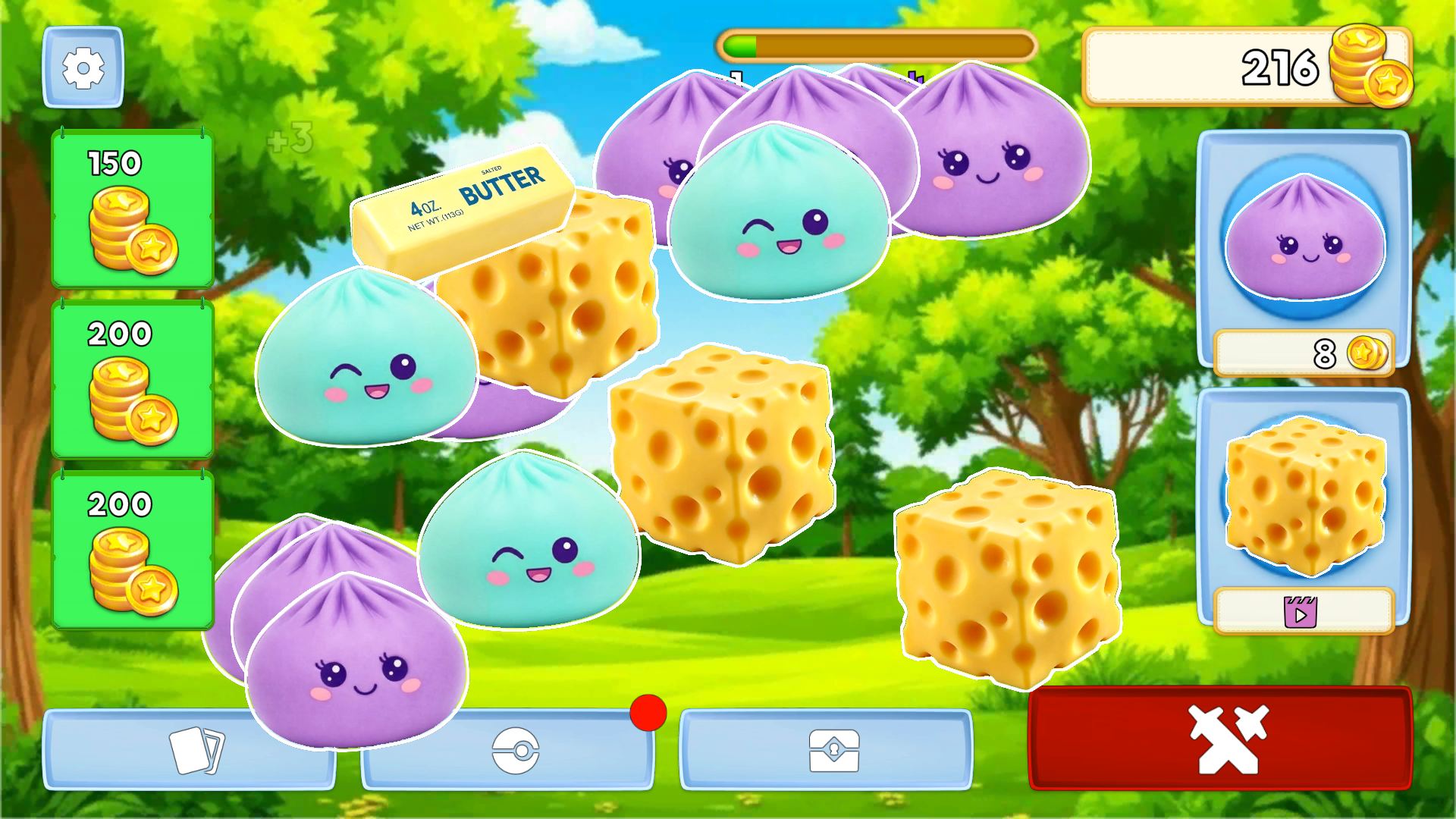 Squishy Merge: Dumplings and Butter — screenshot 1