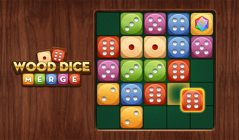 Wood Dice Merge game cover