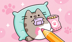 Pusheen Cat: Wonder Coloring
