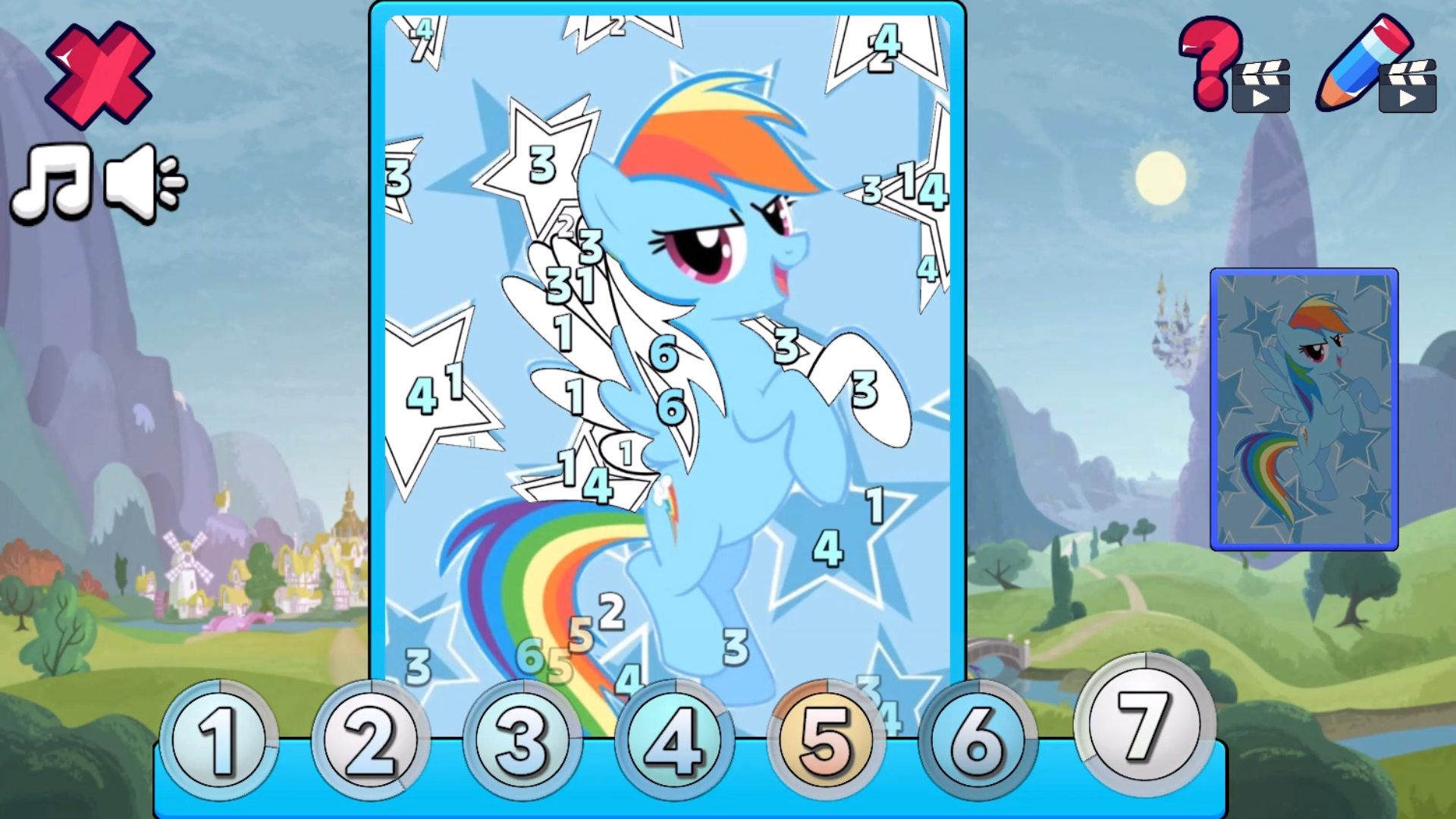 My Little Pony: Раскраска по Цифрам — screenshot 5