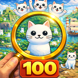 Где кот? Найди 100 котиков!