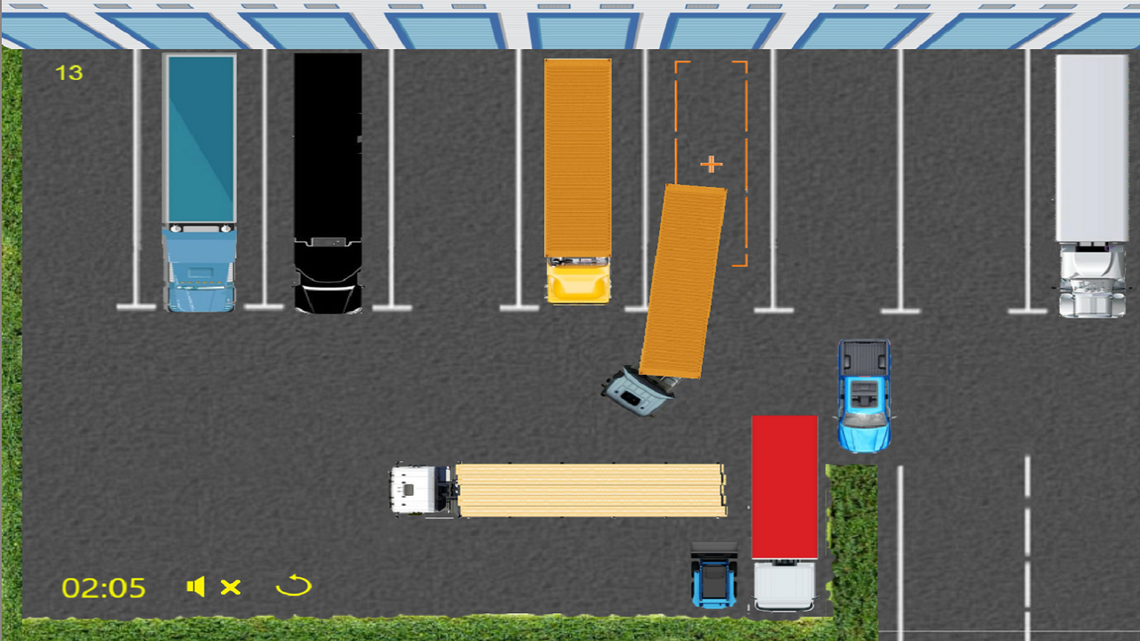 Парковка фуры с разными прицепами. — screenshot 7