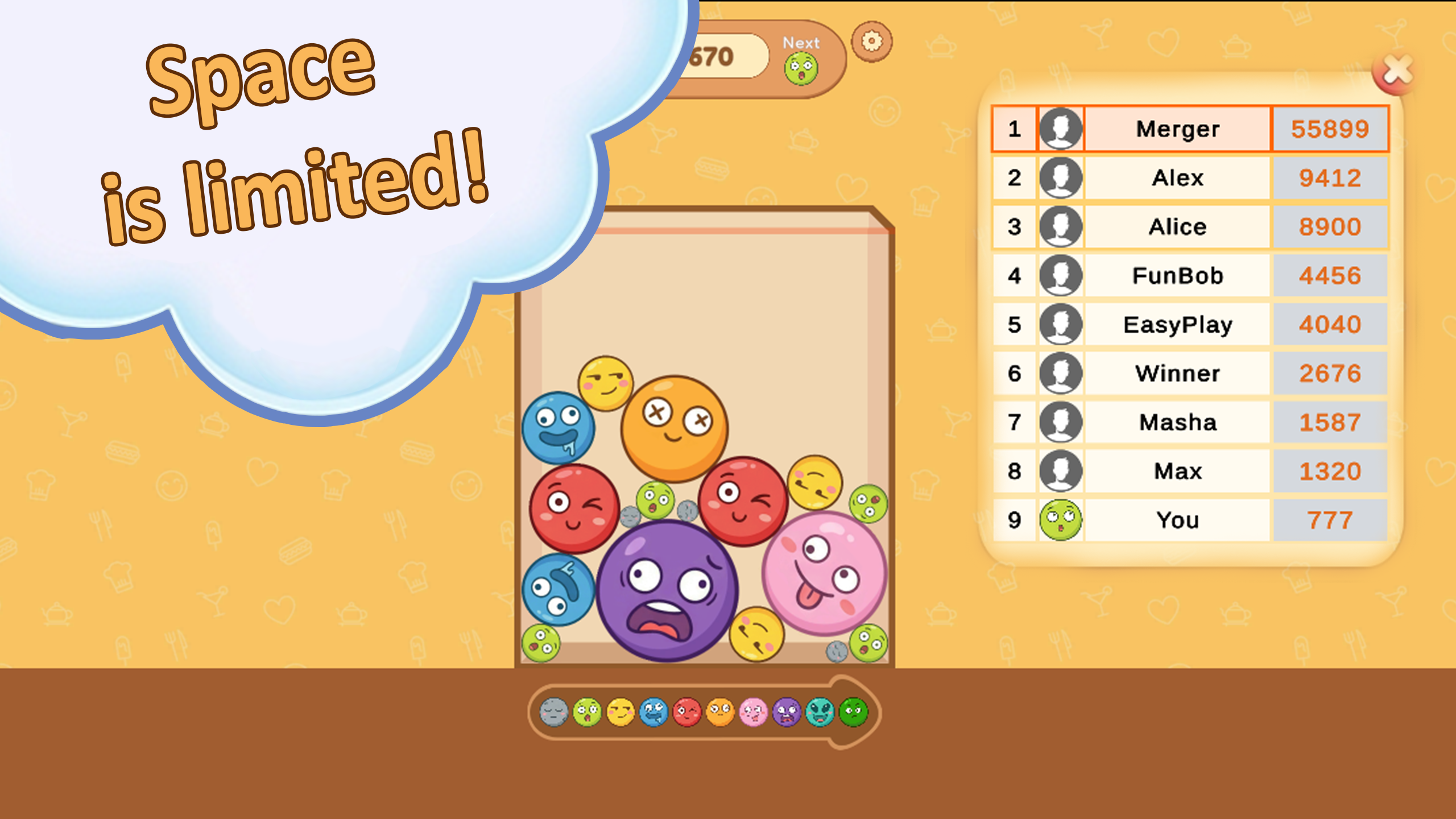 Ball Merge: Fun Bubbles — screenshot 1