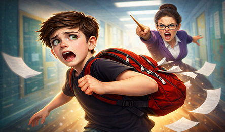 Boy Escape from School: Runaway