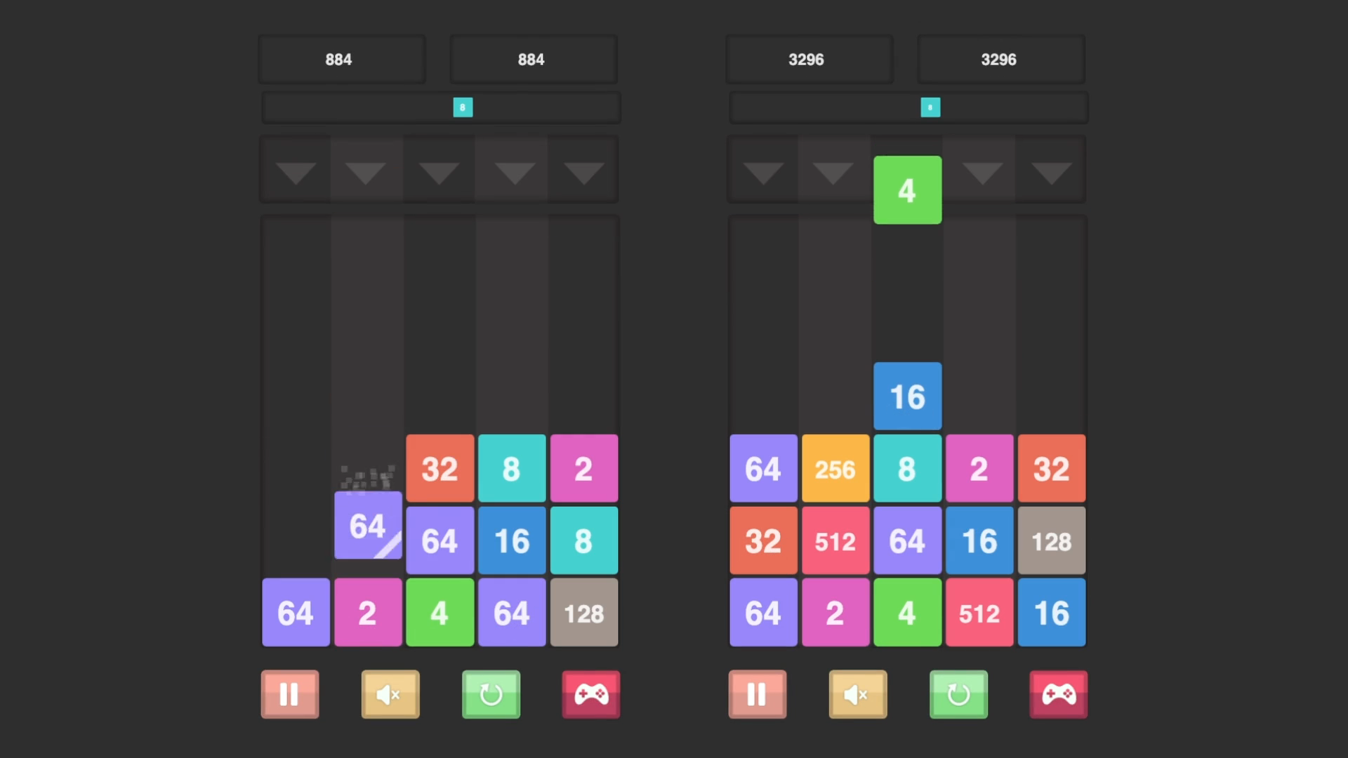 New 2048 screenshot