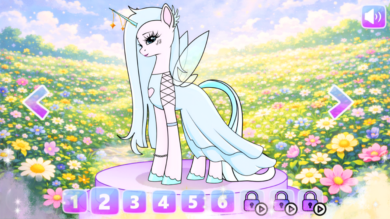 Pony Creator - dress up game for girls screenshot