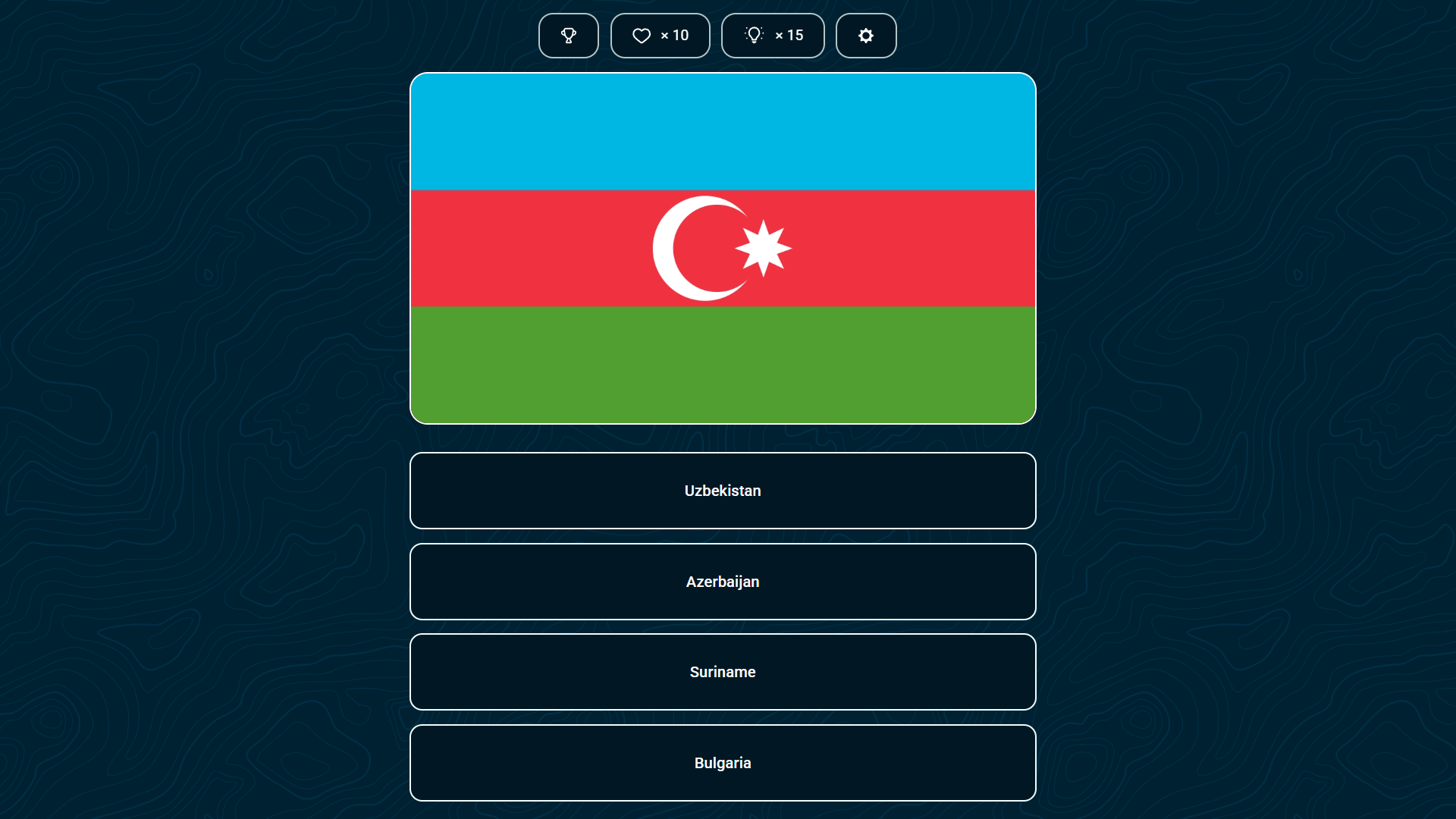 Flags screenshot