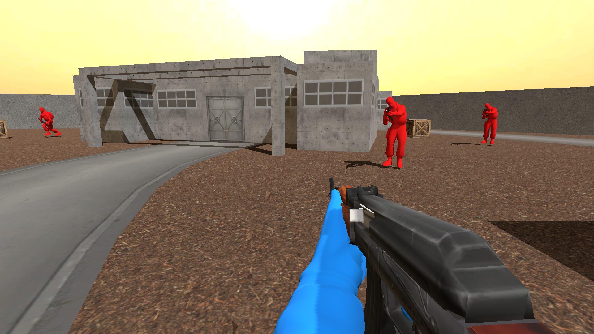 War of the Red and Blue Soldiers: Shooter — screenshot 2