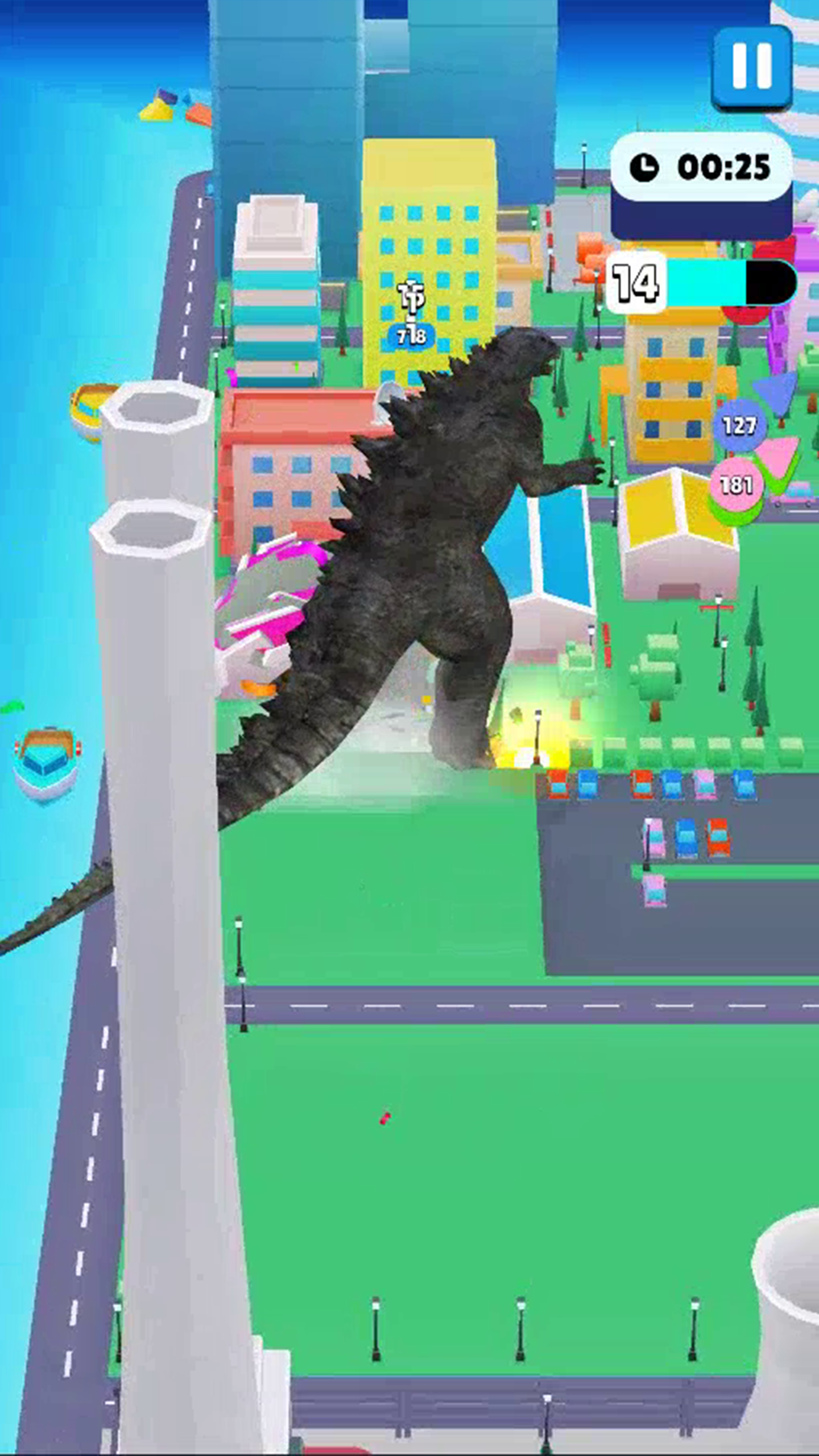 Crazy Kaiju 3D screenshot 4