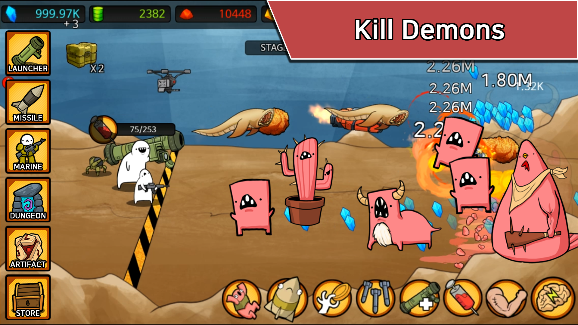 LOL Rockets: Idle Meme RPG Clicker screenshot