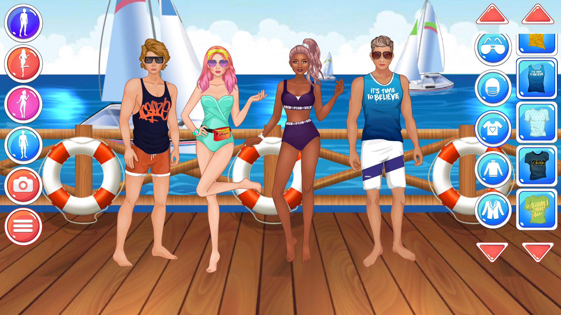 College Sport Dress Up screenshot