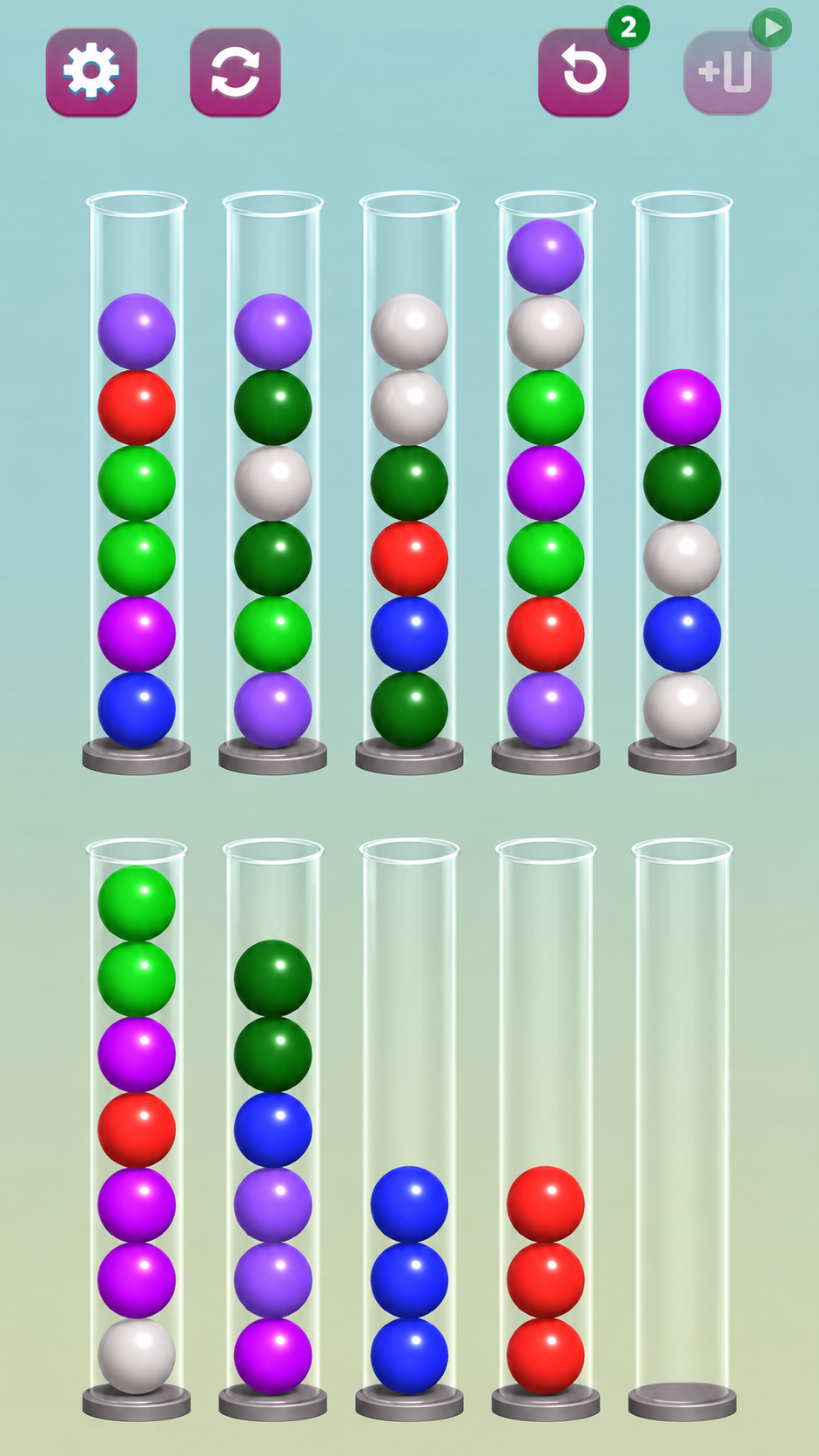 Ball Sort Puzzle: Color Tubes screenshot 9
