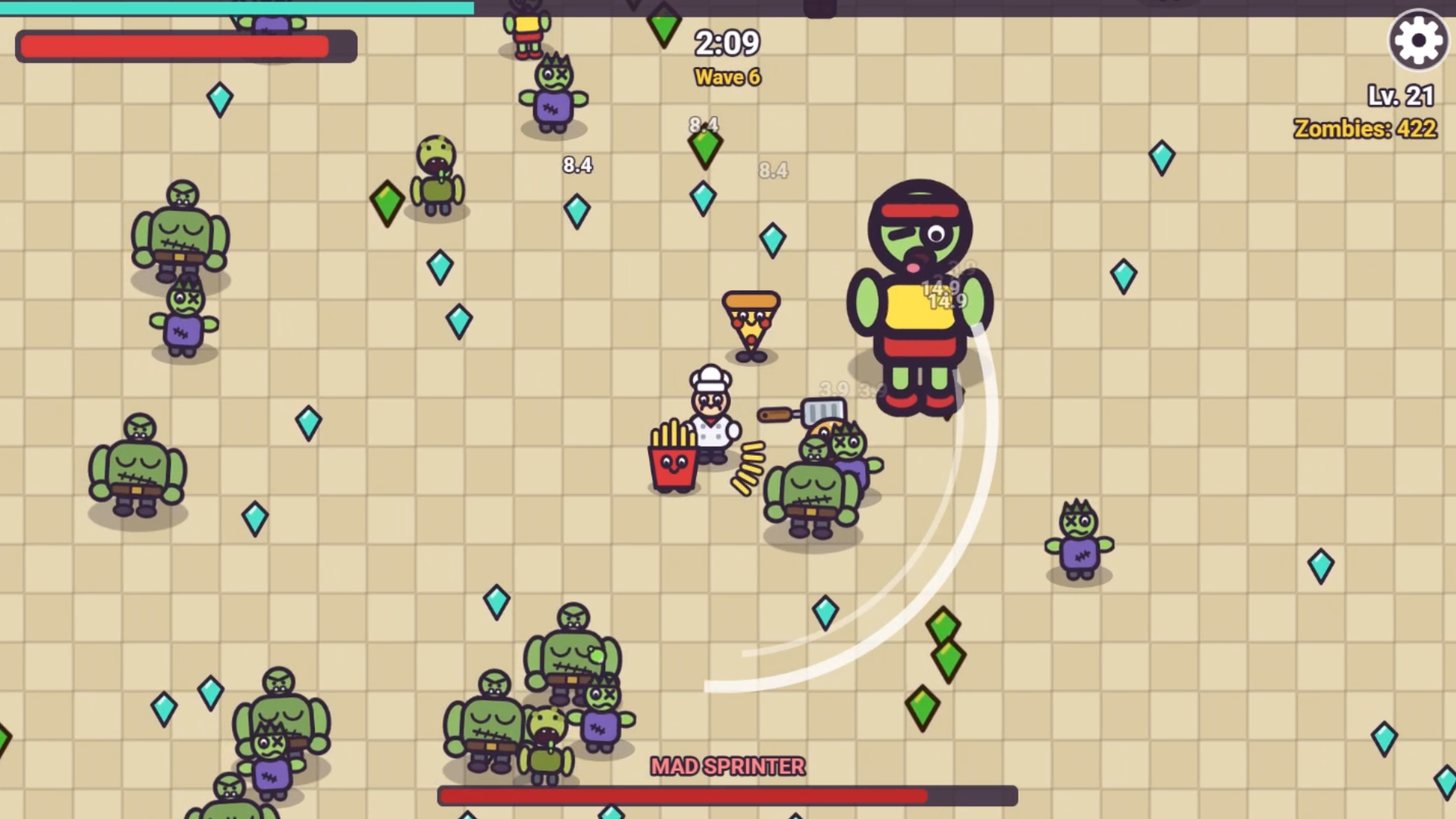 Fast Food vs Zombies — screenshot 1
