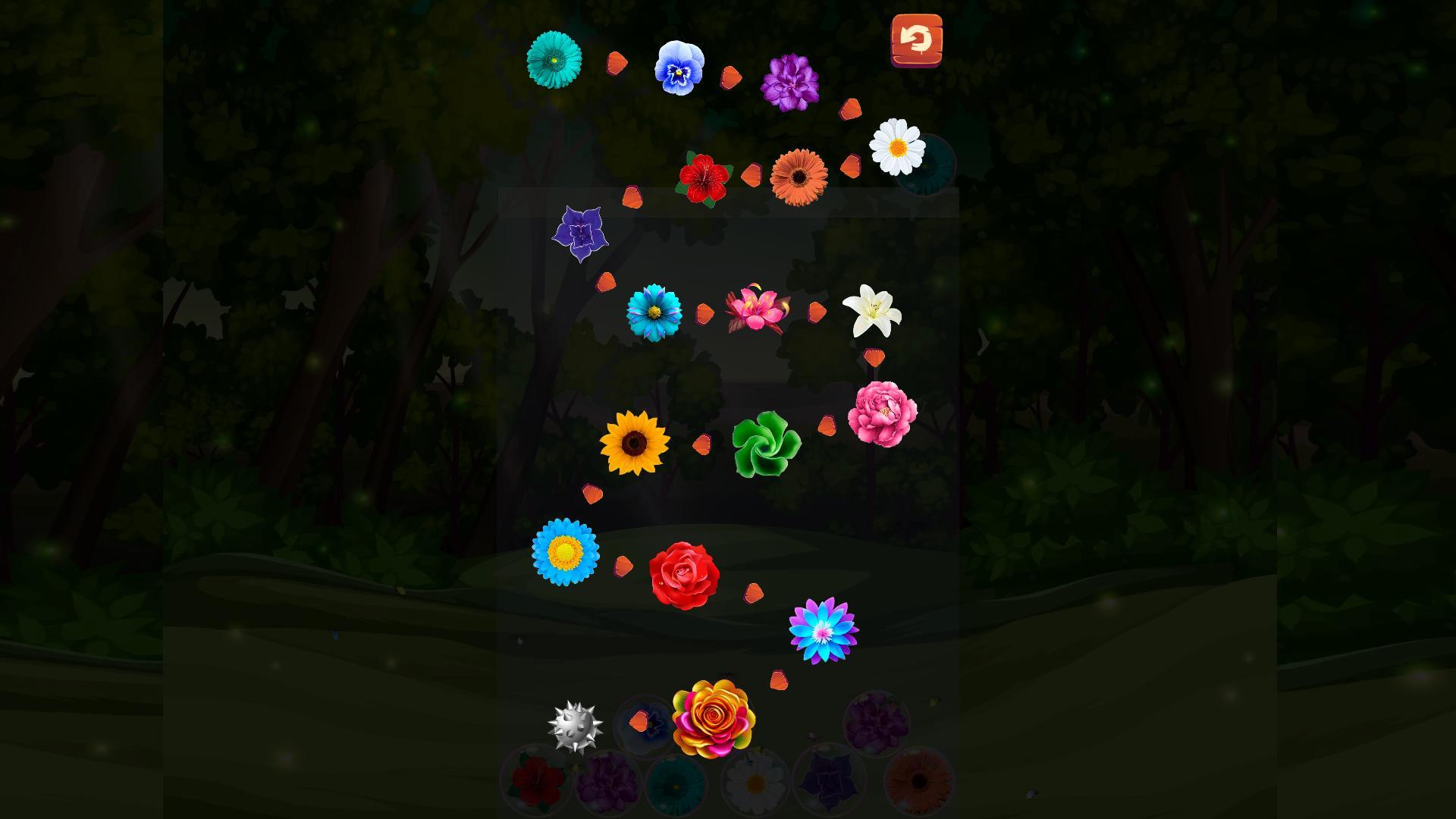 Connect the Flowers! Pop the Bubbles! 2048 screenshot