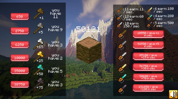 Minecraft Clicker: Woodcutter