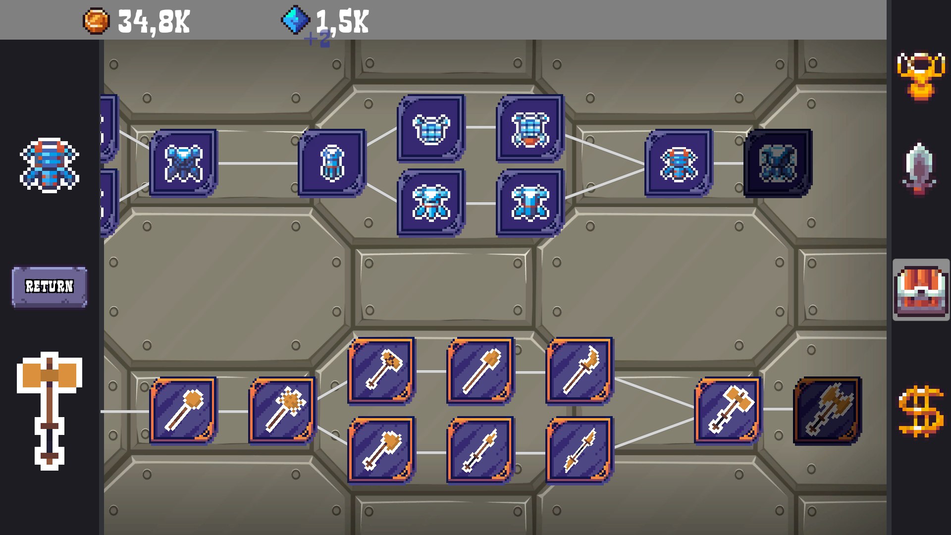 Weapons battle screenshot