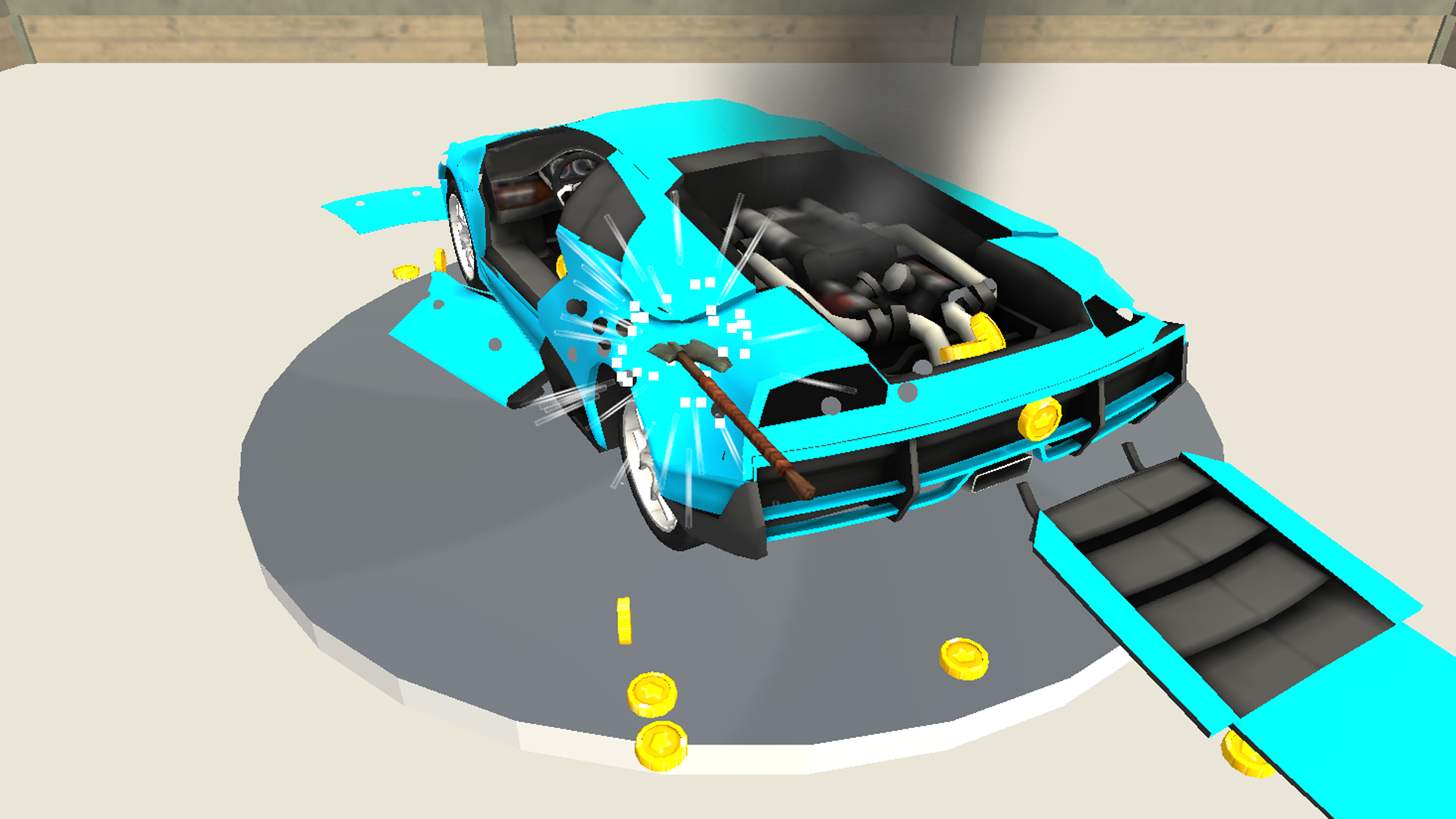Destroy the car 3D screenshot