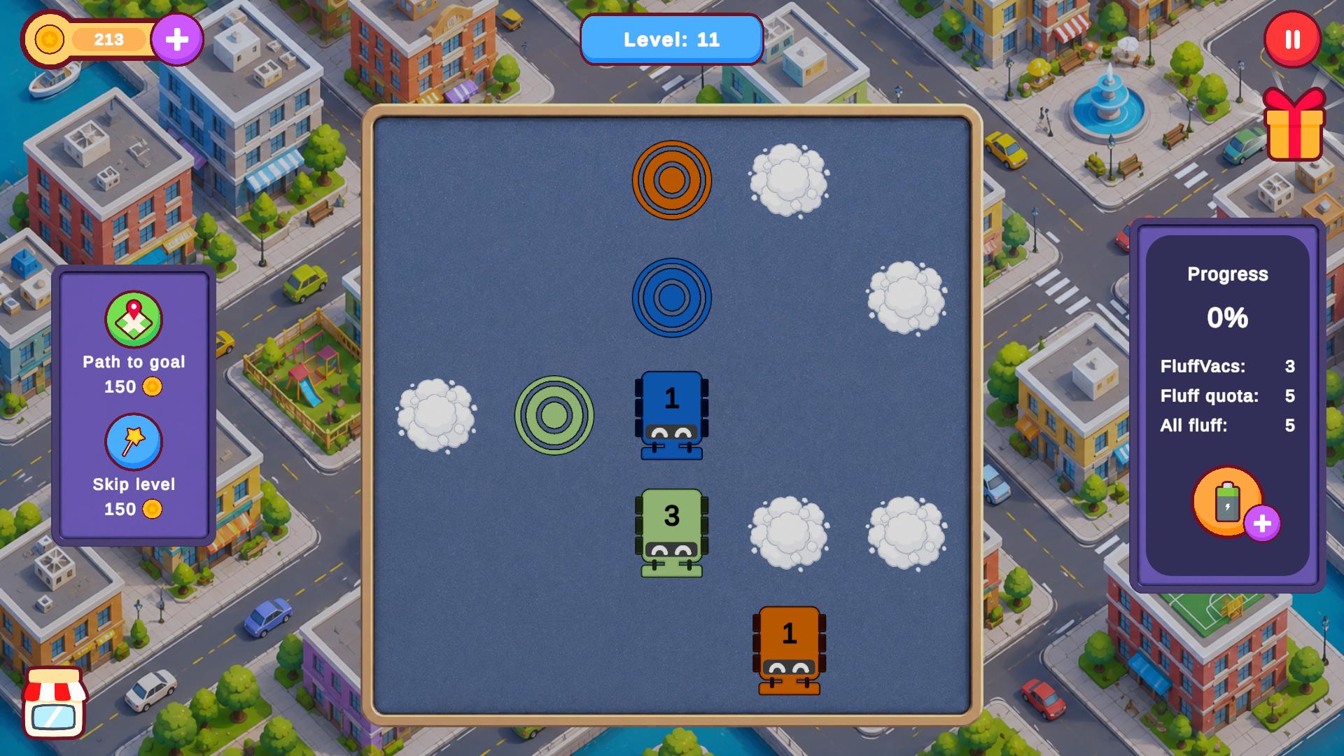 Park fluffvacs & collect fluff — screenshot 5
