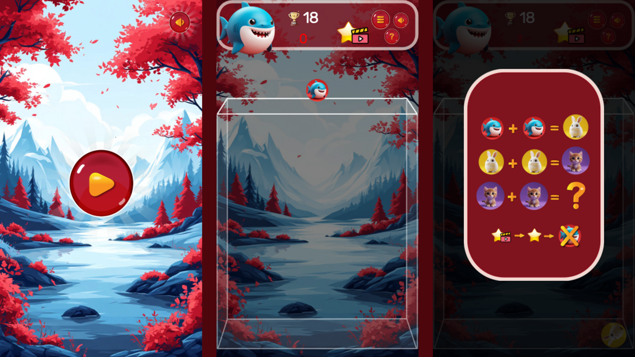 Слияние милых зверят — скриншот 1