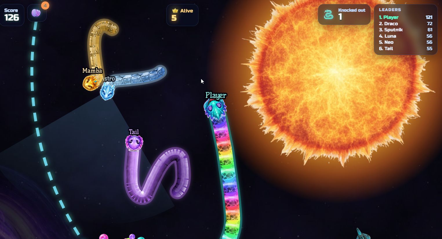 COSMOSNAKE: Meteor Devourer — screenshot 4