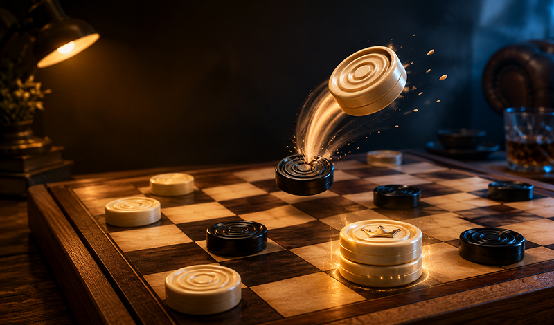3D Checkers game cover