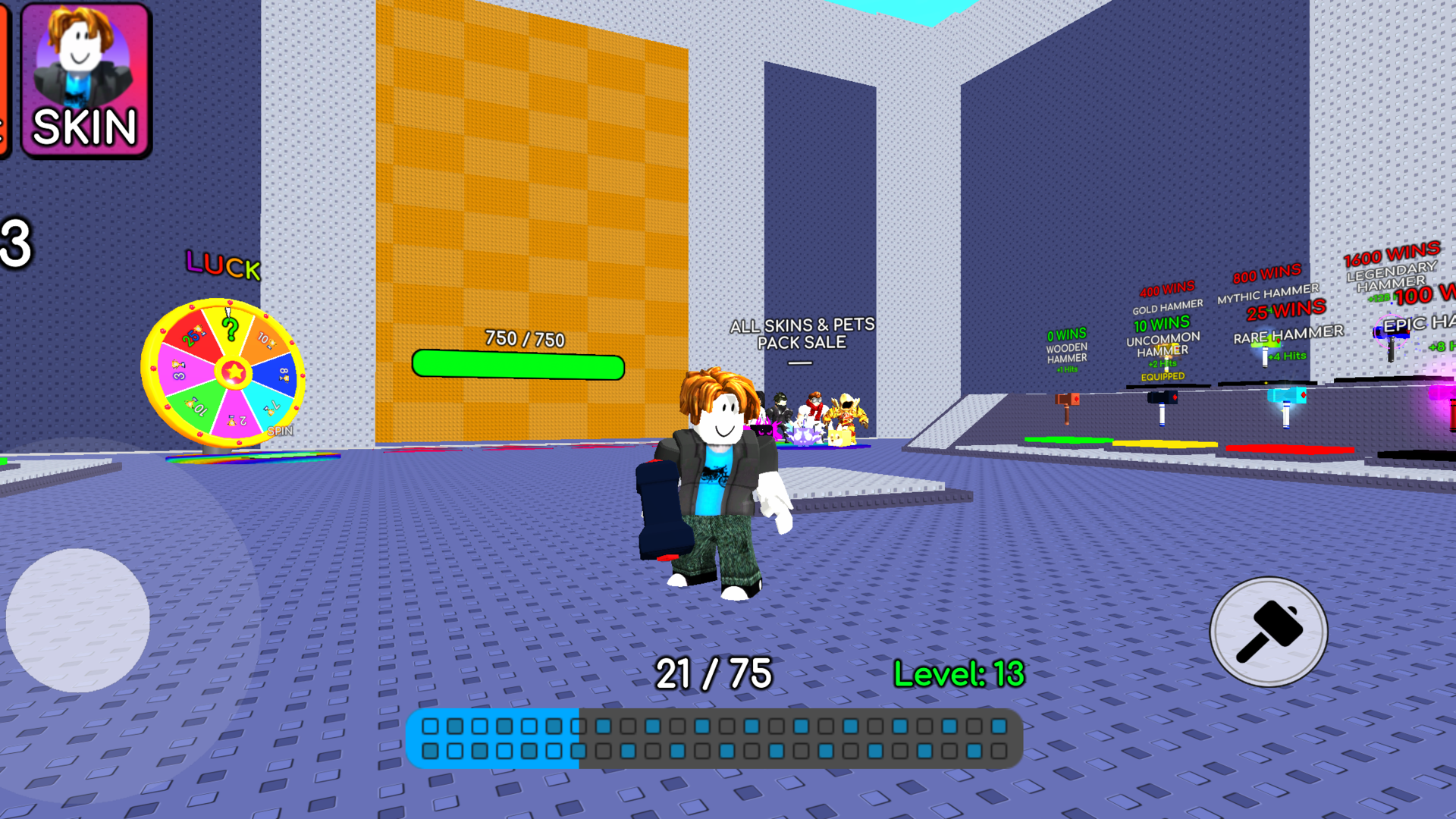 +1 Break the Wall Upgrade Hammer 3D Online — screenshot 3
