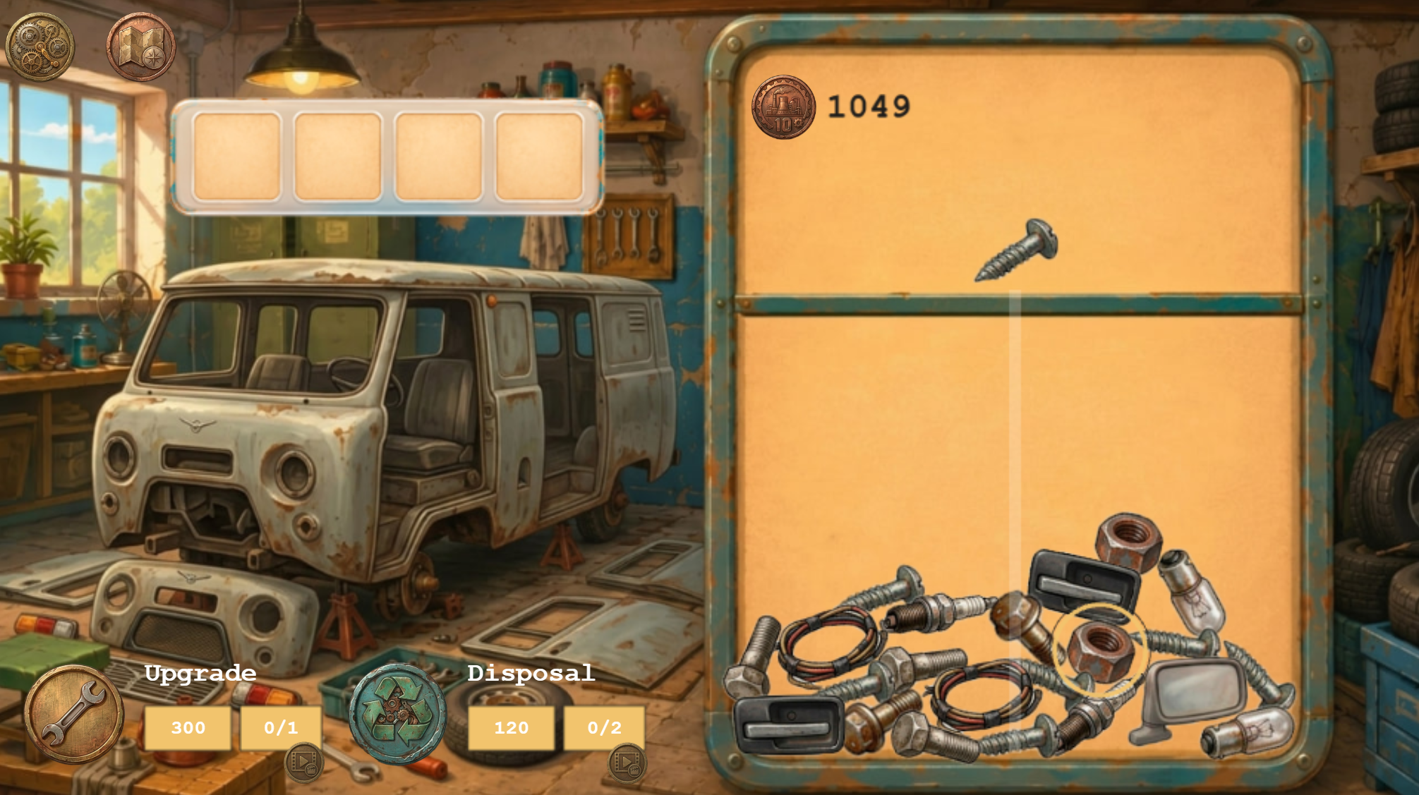 Connect the parts: Garage — screenshot 2
