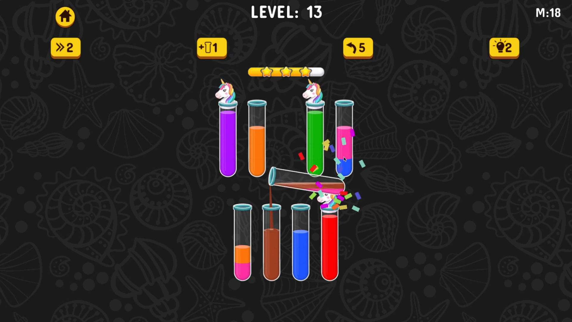 Color Water Sort 3D — screenshot 2