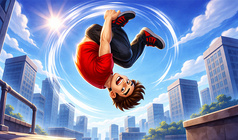 Паркур: Мастер Сальто