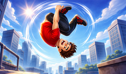 Паркур: Мастер Сальто