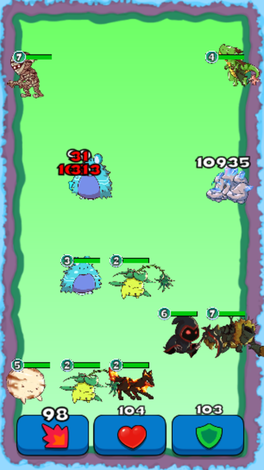 Elemental monsters. Evolution screenshot 3