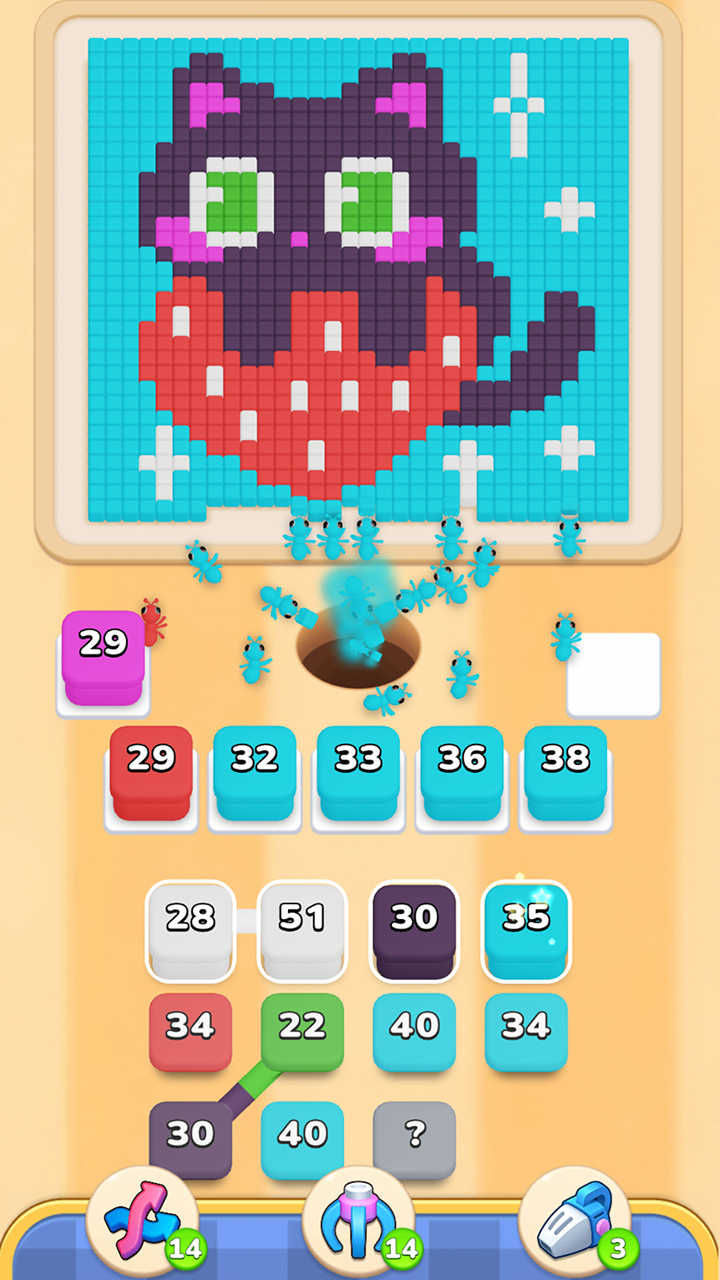 Ant Block Blast: Color Candies screenshot 5