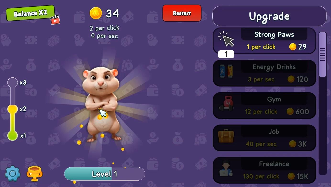 Hamster Kombat: Billionaire's Journey screenshot