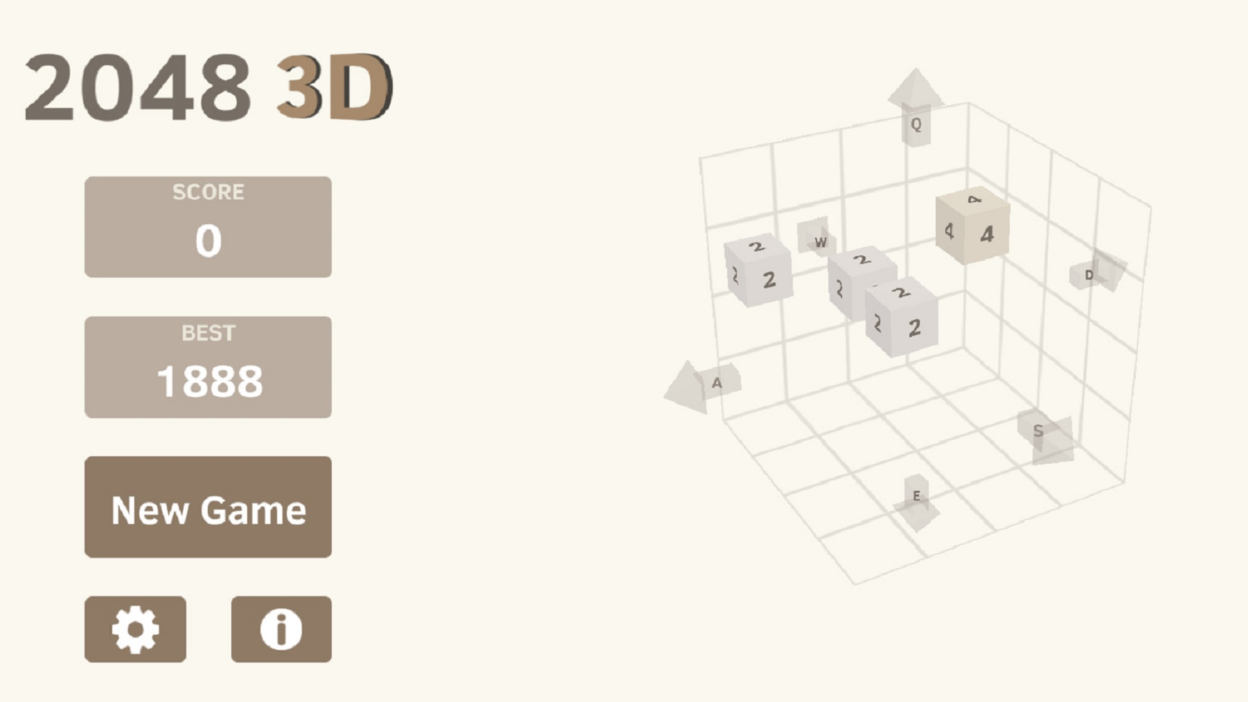 2048 3D — screenshot 2
