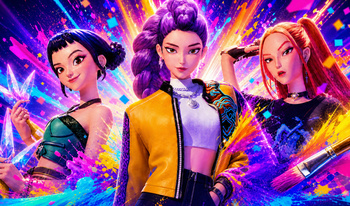 K-Pop Demon Hunters: Color by Number