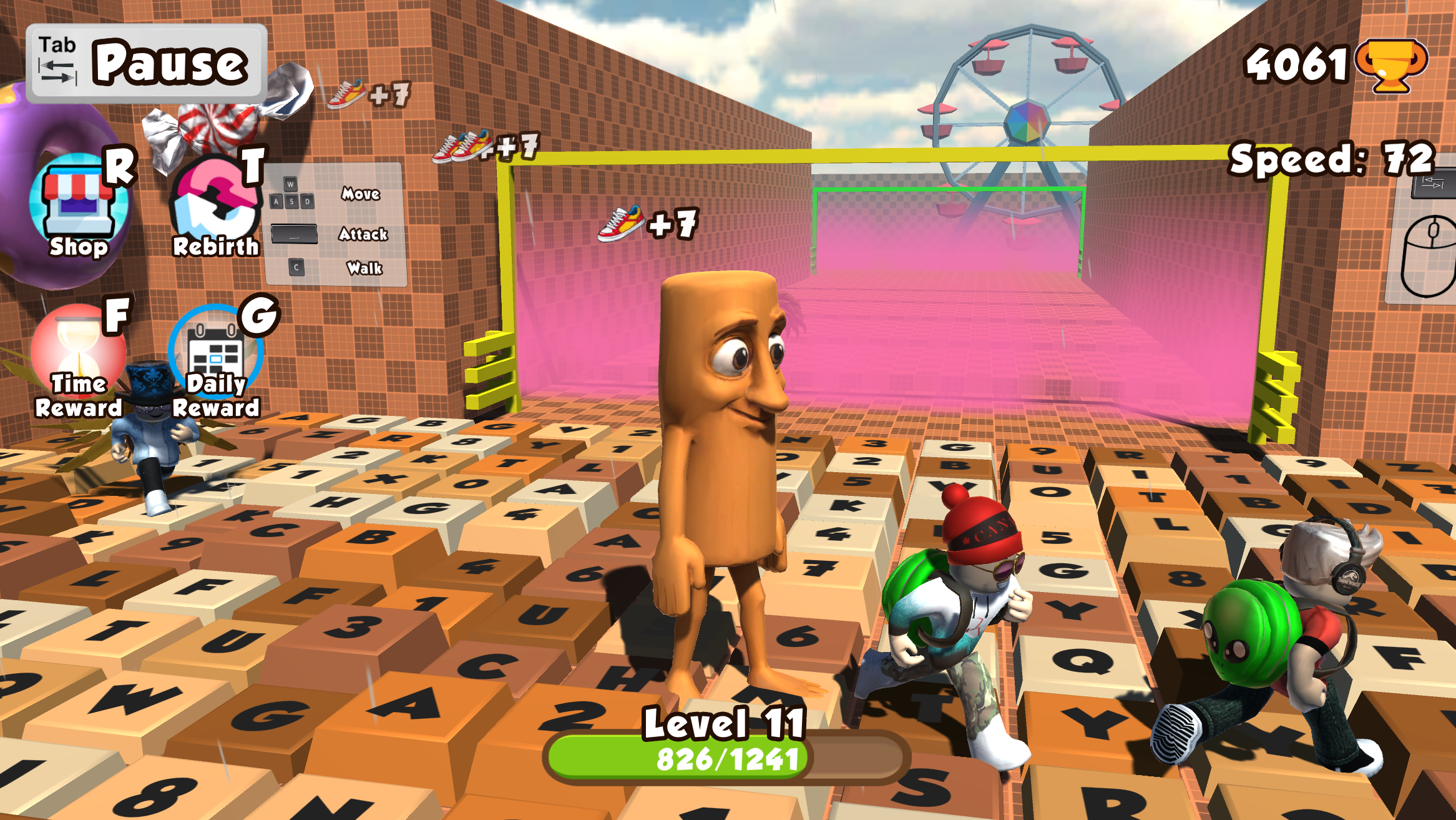 Break the Keyboard Escape: Brainrot Boss Mode Obby — screenshot 8