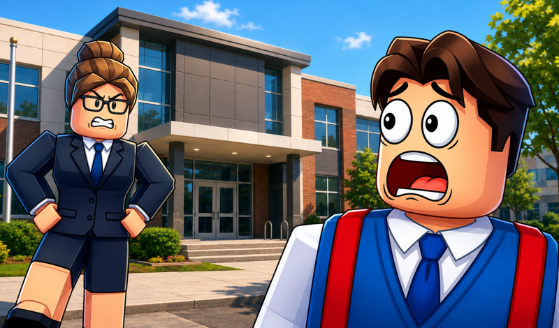 Escape from School: Super Obby game cover