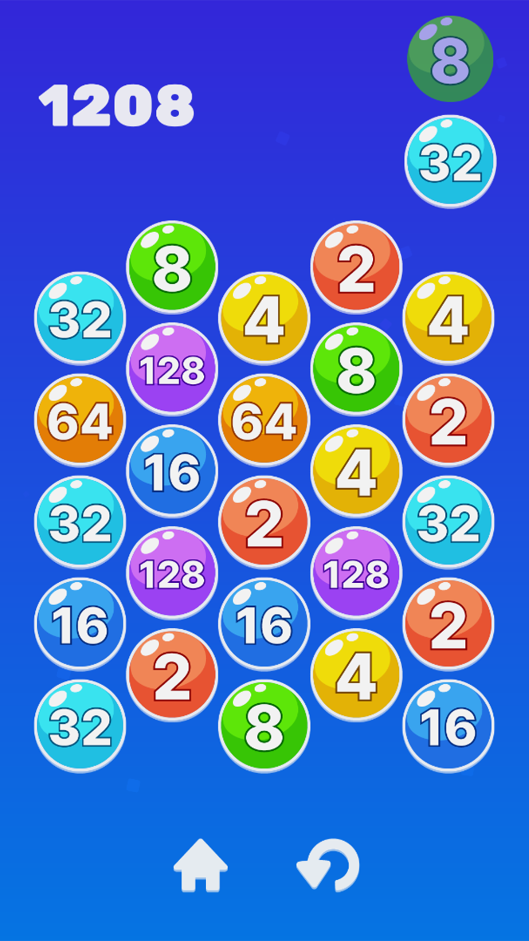 Merge Balls Dots 2048 screenshot 6